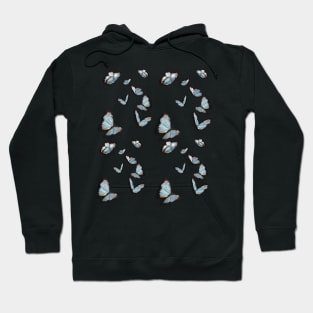 Butterfly Pattern - Blue Coloured Hoodie